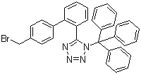 N-(三苯基甲基)-5-(4’-溴甲基聯(lián)苯-2-基)四氮唑 中間體