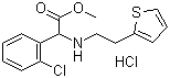 D-(+)-alpha-(2-噻吩乙胺基)-alpha-(2-氯苯基)醋酸甲酯鹽酸鹽