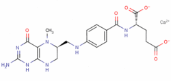  L-5-Methyltetrahydrofolate calcium