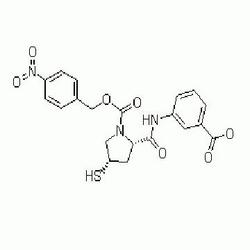 爾他培南側(cè)鏈 3-[[[(2S,4S)-4-Mercapto-1-(4-nitrobenzyloxy)carbonyl-2-pyrrolidinyl]carbonyl]amino]benzoic ac