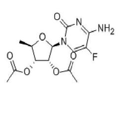 2',3'-二-O-乙酰基-5'-脱氧-5-氟胞苷   2',3'-Di-O-acetyl-5'-deoxy-5-fuluro-D-cytidine