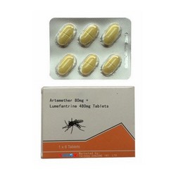 ARTEMETHER 80mg+LUMEFANTRINE 480mg TABLETS