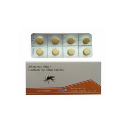 ARTEMETHER 20mg+LUMEFANTRINE 120mg TABLETS