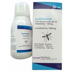 ARTEMETHER 180MG+LUMEFANTRINE 1080MG SUSPENSION 60ML