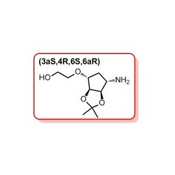 替卡格雷中间体异构体：2-(((3aS,4R,6S,6aR)-6-amino-2,2-dimethyltetrahydro-3aH-cyclopenta[d][1,3]dioxol-4-yl)oxy)