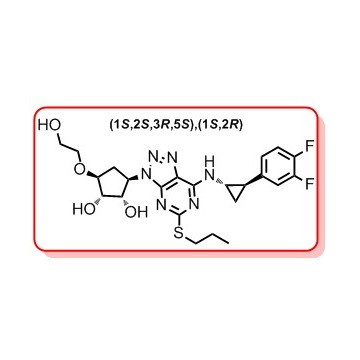 替卡格雷中间体异构体：(1S,2S,3R,5S)-3-(7-(((1S,2R)-2-(3,4-difluorophenyl)cyclopropyl)amino)-5-(propylthio)-3H-[