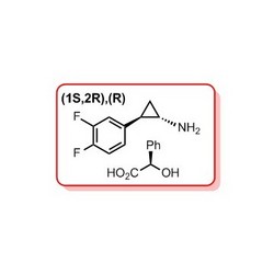 替卡格雷雜質：(1S,2R)-2-(3,4-二氟苯基)環(huán)丙胺 (R)-扁桃酸鹽