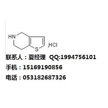 普拉格雷中间体 4,5,6,7-四氢噻吩[3,2-c]吡啶盐酸盐 CAS:28783-41-7