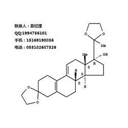 醋酸烏利司他中間體  3-(亞乙二氧基)-17α-羥基-19-去甲孕甾-5(10),9(11)-二烯-20-酮 CAS: 42982-49-0