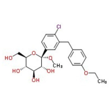 Methyl 1-C-[4-chloro-3-(4-ethoxybenzyl)phenyl]-α-D-glucopyranoside