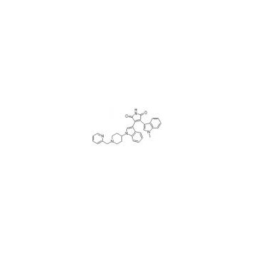 3-(1-甲基-1H-吲哚-3-基)-4-(1-(1-(2-吡啶甲基)-4-哌啶基)-1H-吲哚-3-基)-1H-吡咯-2,5-二酮