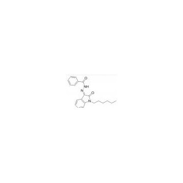 N'-[(3Z)-1-Hexyl-2-oxo-1,2-dihydro-3H-indol-3-ylidene]benzohydrazide