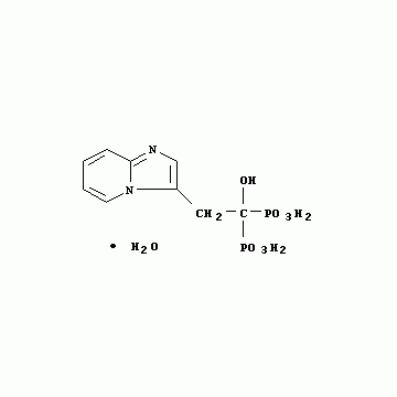 米諾膦酸；(1-羥基-2-[咪唑并(1,2-a)吡啶-3-基]亞乙基)雙膦酸一水合物；