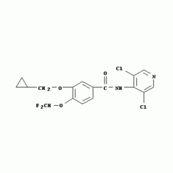 罗氟司特;3-(环丙甲氧基)-N-(3,5-二氯-4-吡啶基)-4-(二氟甲氧基)苯甲酰胺