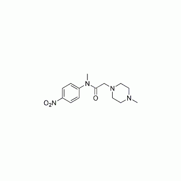 N-(4-硝基苯基)-N,4-二甲基-1-哌嗪乙酰胺