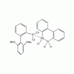 氯(2 - 二環(huán)己基膦基-2',6'-二甲氧基-1,1'-聯(lián)苯基)(2'-氨基-1,1'-聯(lián)苯-2 - 基)鈀(II)