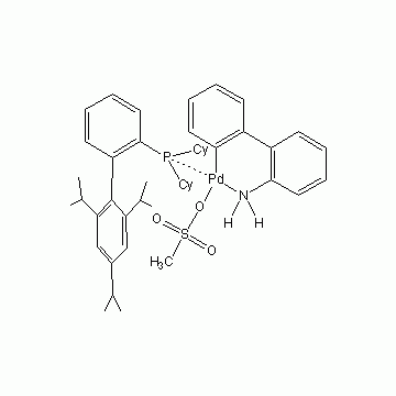 甲烷磺酸(2-二環己基膦基-2',4',6'-三-異丙基-1,1'-聯苯基)(2'-氨基-1,1'-聯苯-2-基)鈀(II)
