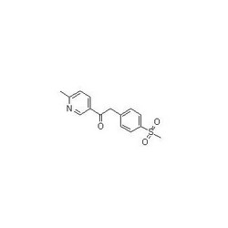 1-(6-甲基吡啶-3-基)-2-(4-甲磺?；交?-乙酮