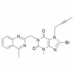 8-溴-7-(2-丁炔-1-基)-1-[(4-甲基-2-喹唑啉基)甲基]-3-甲基黄嘌呤