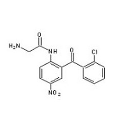 2-胺基乙酰氨基-5-硝基-2'-氯二苯甲酮