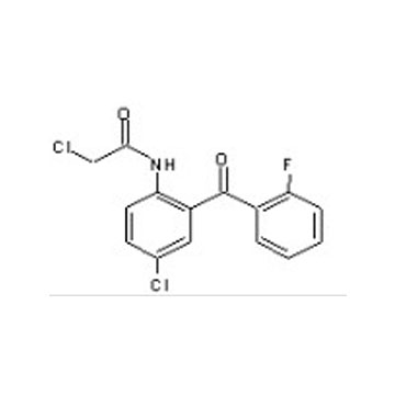 2-氯乙酰氨基-5-氯-2'-氟二苯甲酮