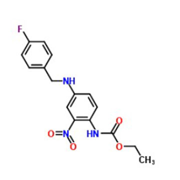 N-[2-硝基-4-(4-氟苄氨基)苯基]氨基甲酸乙酯