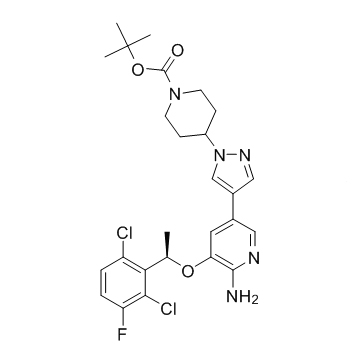 (R)-tert-butyl 4-(4-(6-amino-5-(1-(2,6-dichloro-3-fluorophenyl)ethoxy)pyridine -3-yl)-1H-pyrazol-1-y