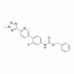 N-(3-氟-4-(6-(2-甲基-2H-四唑-5-基)-3-吡啶基)苯基)氨基甲酸苄酯