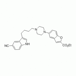 5-[4-[4-(5-氰基-1H-吲哚-3-基)丁基]-1-哌嗪基]-2-苯并呋喃羧酸乙酯