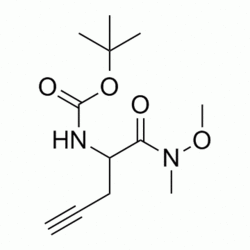 1-(甲氧基(甲基)氨基)-1-氧代-4-戊炔-2-氨基甲酸叔丁酯