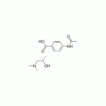 对乙酰氨基苯甲酸·1-二甲基氨基-2-丙醇复合盐