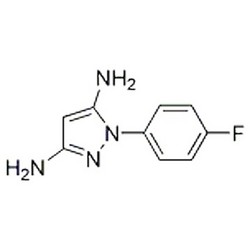 1 - (4 -氟苯基)-1H -吡唑-3,5二胺