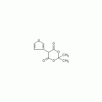 2,2-二甲基-5-(3-噻吩基)-1,3-二氧杂环己烷-4,6-二酮