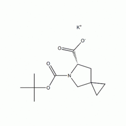 (S)-5-(叔丁氧羰基)-5-氮杂螺[2.4]庚烷-6-羧酸钾