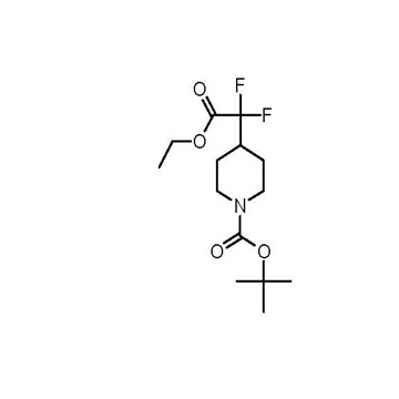 tert-butyl 4-(2-ethoxy-1,1-difluoro-2-oxoethyl)piperidine-1-carboxylate