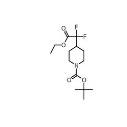 tert-butyl 4-(2-ethoxy-1,1-difluoro-2-oxoethyl)piperidine-1-carboxylate