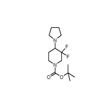 tert-butyl 3,3-difluoro-4-(pyrrolidin-1-yl)piperidine-1-carboxylate