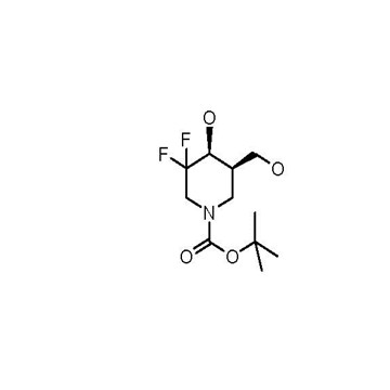 tert-butyl Cis-3,3-difluoro-4-hydroxy-5-(hydroxymethyl)piperidine-1-carboxylate racemate