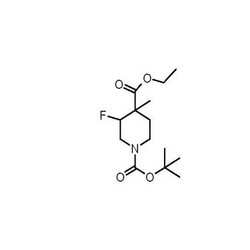 1-tert-butyl 4-ethyl 3-fluoro-4-methylpiperidine-1,4-dicarboxylate(isomer  B)