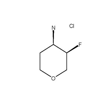 Cis-3-fluoro-tetrahydro-2H-pyran-4-amine hydrochloride racemate