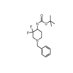 tert-butyl 1-benzyl-3,3-difluoropiperidin-4-ylcarbamate