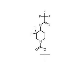 tert-butyl 3,3-difluoro-4-(2,2,2-trifluoroacetamido)piperidine-1-carboxylate