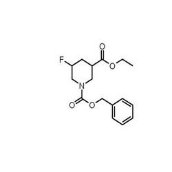 1-benzyl 3-ethyl 5-fluoropiperidine-1,3-dicarboxylate