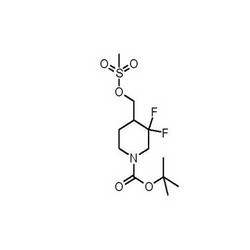 tert-butyl 3,3-difluoro-4-((methylsulfonyloxy)methyl)piperidine-1-carboxylate