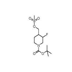 tert-butyl 3-fluoro-4-((methylsulfonyloxy)methyl)piperidine-1-carboxylate