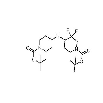 tert-butyl 4-(1-(tert-butoxycarbonyl)piperidin-4-ylamino)-3,3-difluoropiperidine-1-carboxylate