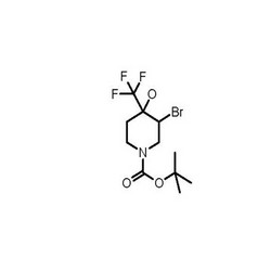 tert-butyl 3-bromo-4-hydroxy-4-(trifluoromethyl)piperidine-1-carboxylate
