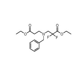 ethyl 3-(benzyl(3-ethoxy-3-oxopropyl)amino)-2,2-difluoropropanoate