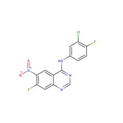 N-(3-氯-4-氟苯基)-7-氟-6-硝基-4-喹唑啉胺