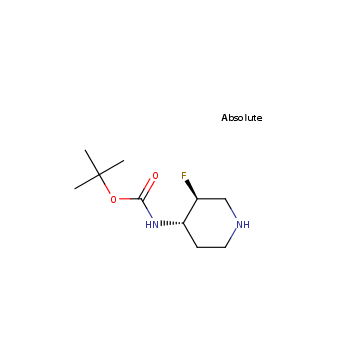 叔丁基-N - [（3S，4S）-3-氟吡啶-4-基]氨基甲酸叔丁酯